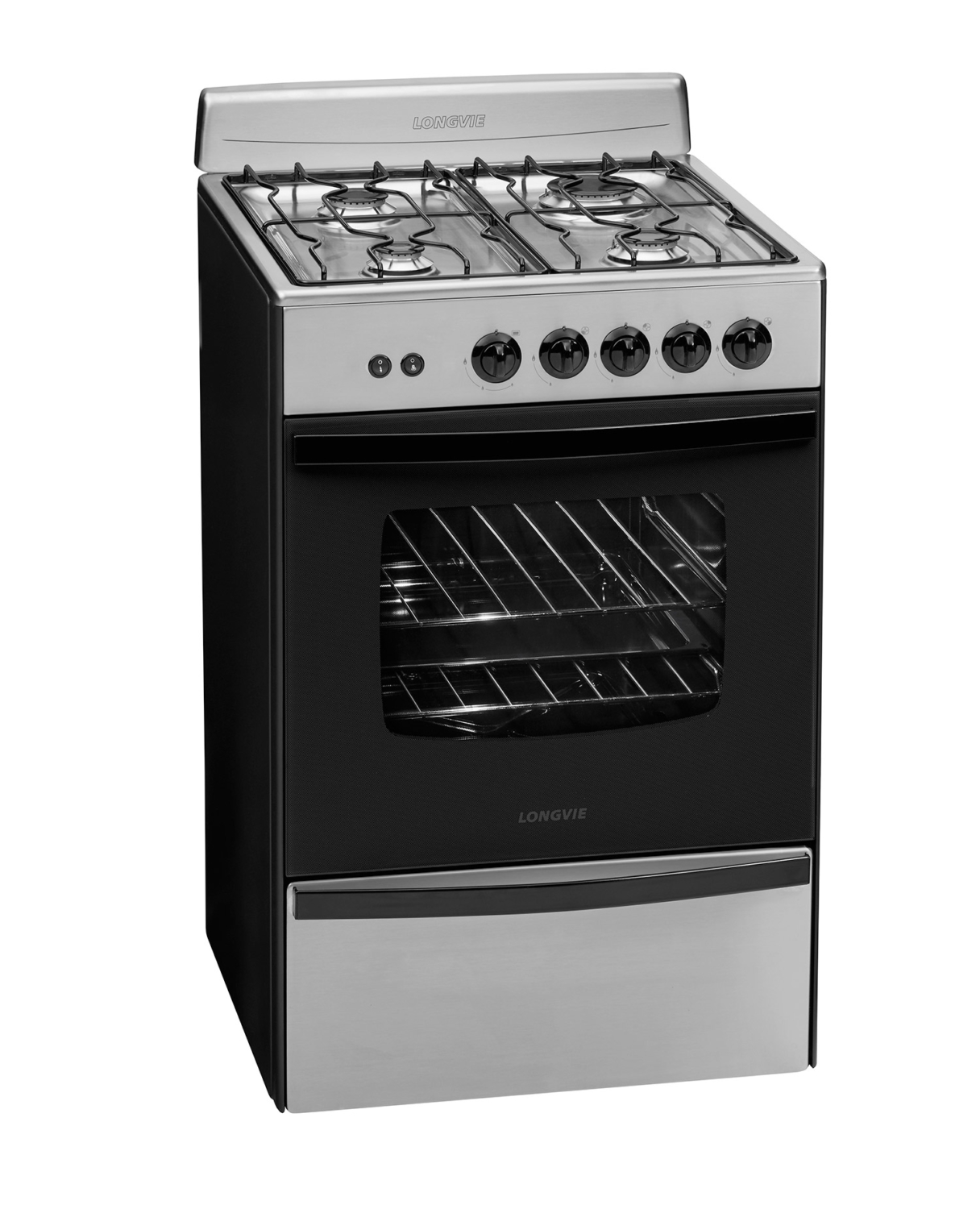 COCINA LONGVIE INOX. 56 CM MULTIGAS (13331XF) - Manci Hogar